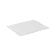 Piano lavabo ICON 60 cm – Finitura bianco alpino opaco – Accessorio per mobile sottolavabo moderno