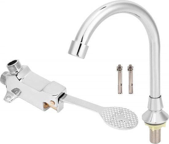 Accessori Pedale per Piedi - Set di Chiave per Rubinetto Bagno - Kit per Wastafel di Laboratorio - Casa