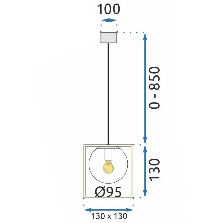 Lampada APP1165-1CP Gold White