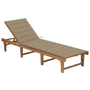 Lettino prendisole sdraio lettino da giardino mobili da patio mobili da esterno pieghevoli con cuscino legno massello di acacia 02_0012841