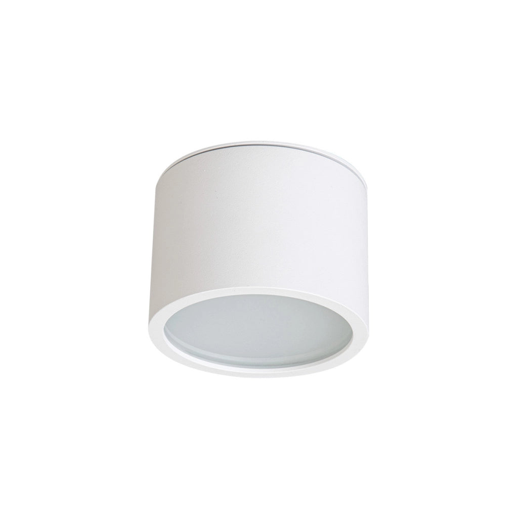 Plafoniera tonda bianca Ø8,2 GX53 IP65 Kendal Light