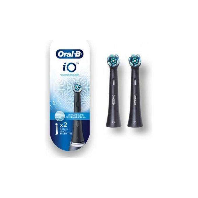 Oral-B iO Testine di Ricambio Ultra Clean Bianche per Spazzolini Elettrici - 2 Pezzi