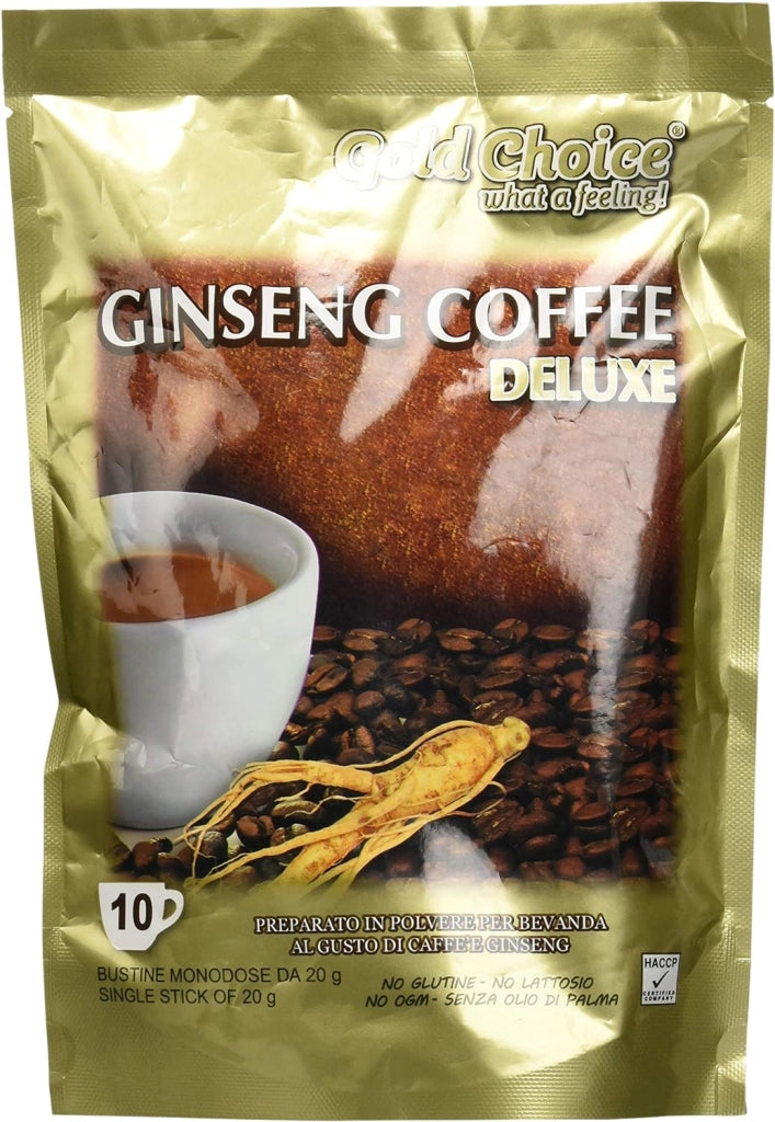 Ginseng coffee deluxe caffè solubile al ginseng 20 stick da 20g