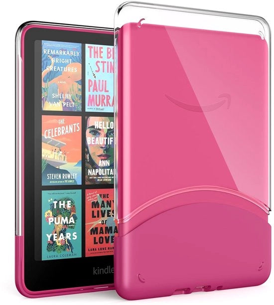 Coprikindle Ultra Dun - Protezione - Copri Ereader - Adatto per 7" Kindle Paperwhite - Resistente allo Shock - Translucido e Magenta - Copri Ereader