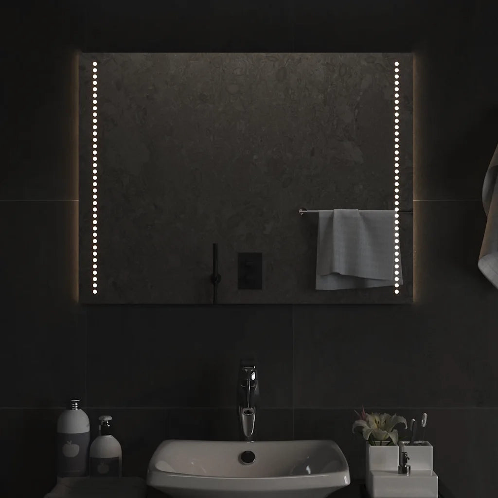 Specchio da Bagno con Luci LED 80x60 cm cod mxl 67580