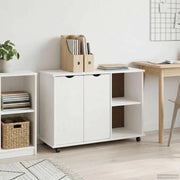 Mobile con Ruote con ruota Bianco 100 x 39 x 65,5 cm 42028385