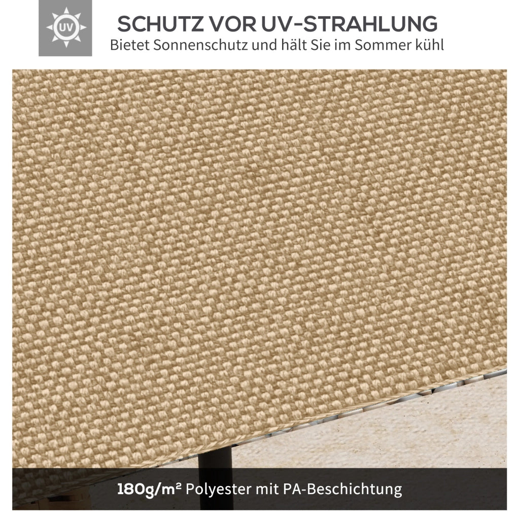 Telo di ricambio per gazebo 298 x 295 cm beige