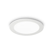Faretto Da Incasso Moderno Groove Alluminio Bianco Led 10W 4000K D11,8Cm