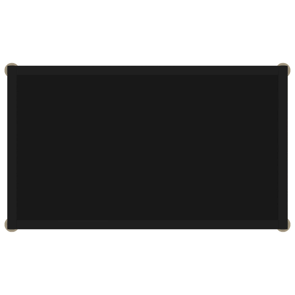 Tavolo Consolle Nero 60x35x75 cm in Vetro Temperato cod mxl 14470
