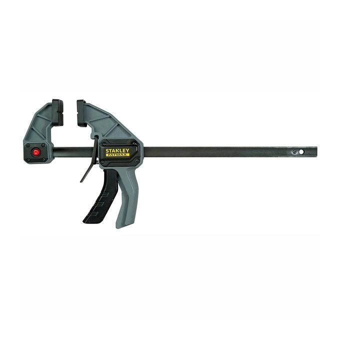 STANLEY FMHT0-83211 FATMAX Morsetto a Barra 450 mm Forza Serraggio 135 Kg Ganasce con Rivestimento in Gomma Morbida colore Nero