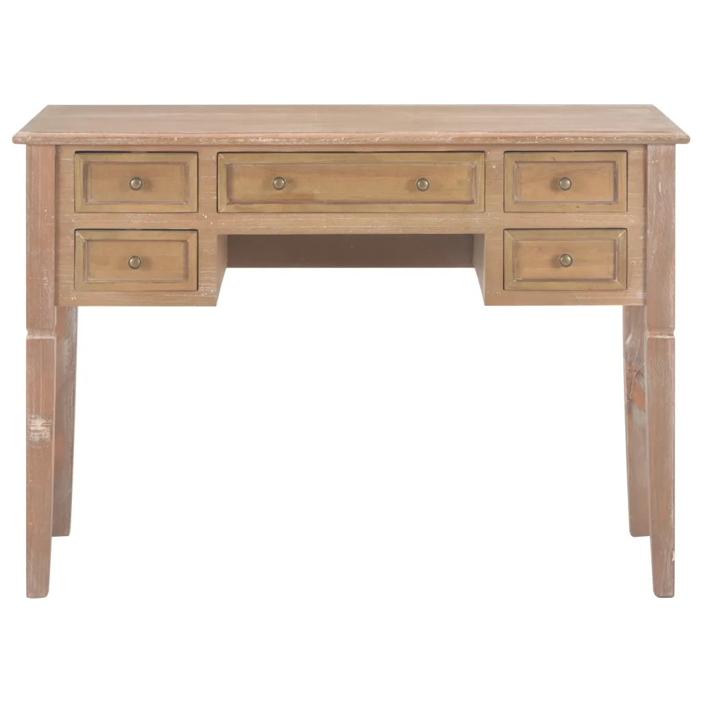 Scrivania Marrone 109,5x45x77,5 cm in Legno cod mxl 64366