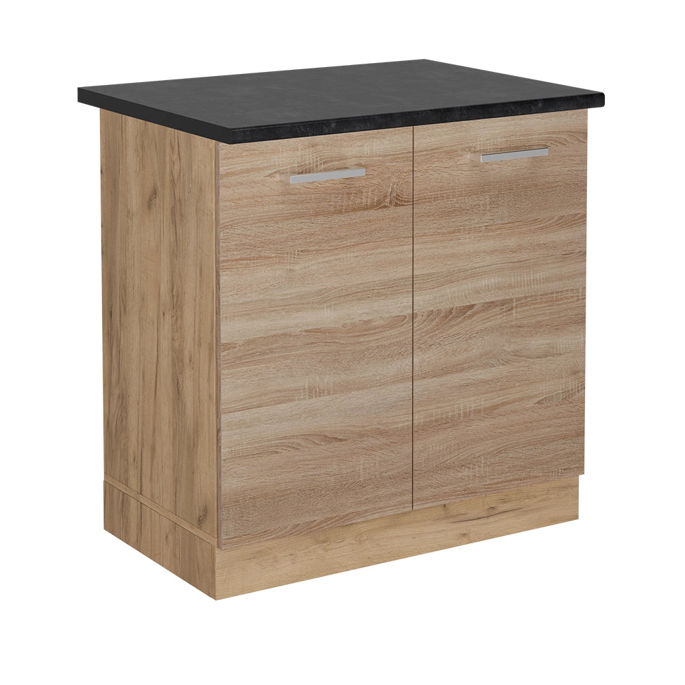 Vicco Mobile lavello cucina Sonoma 80 cm , PL Antracite