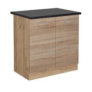 Vicco Mobile lavello cucina Sonoma 80 cm , PL Antracite