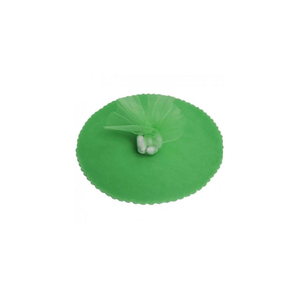 Trade Shop - 50 Veli Tulle Per Bomboniere Tondo Organza Matrimoni Battesimi Lauree Confetti -