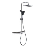 Trade Shop - Set Saliscendi Colonna Doccia Con Miscelatore Rubinetto Soffione Doccetta 87349 -