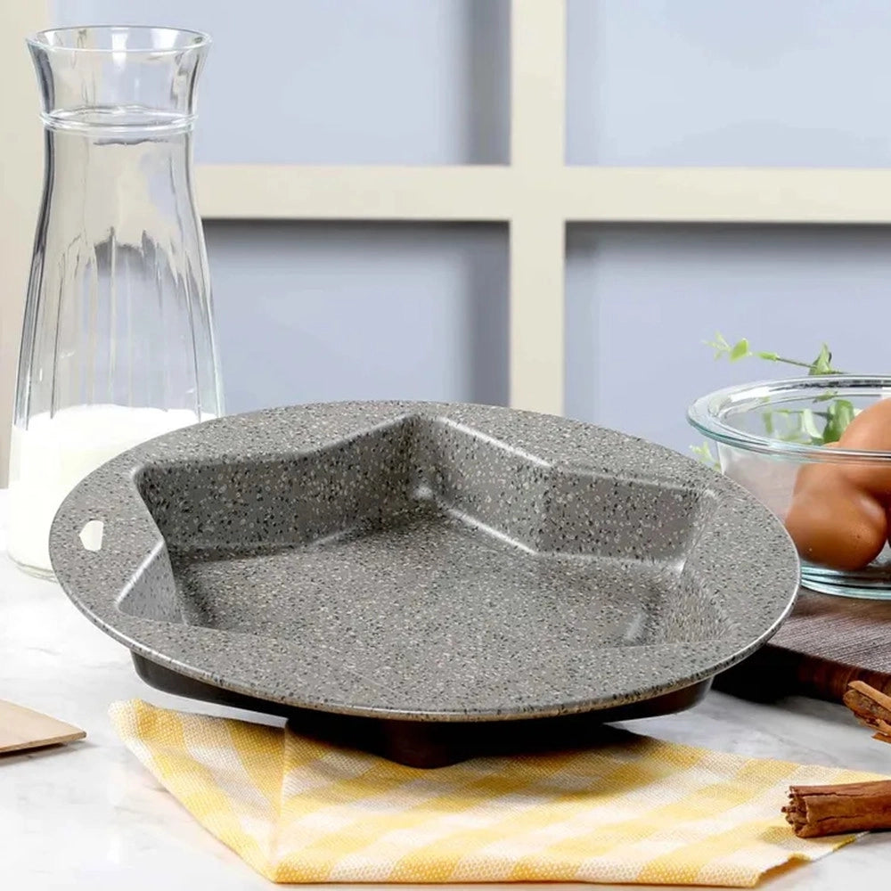 Trade Shop - Stampo Teglia Forma Di Stella 32 Cm Per Torta Dolci In Alluminio Antiaderente 026290m -