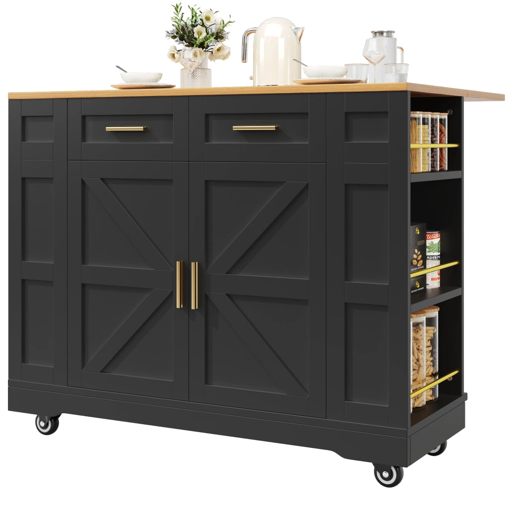Tavolo da Pranzo Multifunzione con Contenitore ¨C MINIMAL ¨C Effetto Legno Nero