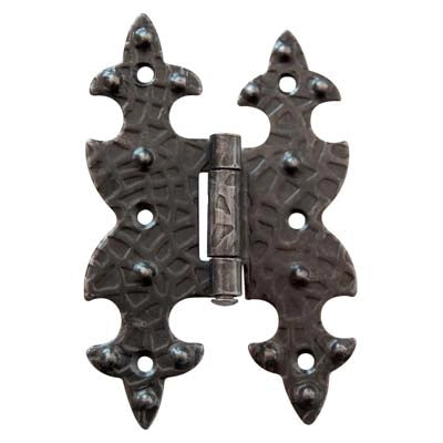 CERNIERA A BANDELLA DOPPIO T + COLLO - F.BATTUTO NERO SFUMATO COLLO MM 12 MM 70X45- 10 pezzi
