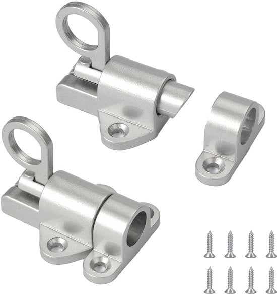 Chiusura automatica per porte - Blocco automatico della porta - Chiusura della porta - Sicurezza - Durabilità - Lega di alluminio - Finitura confortevole - Blocco della porta con serratura