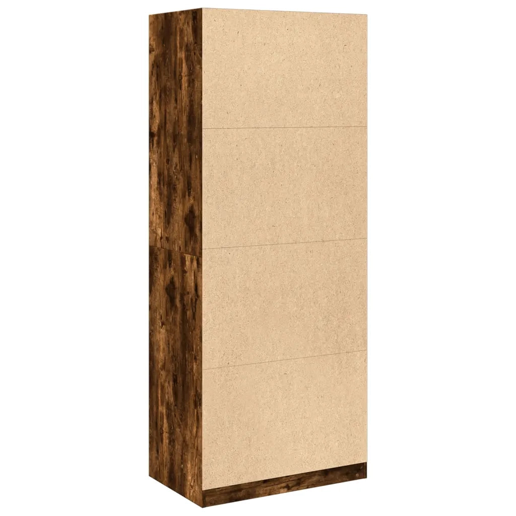 Armadio Rovere Fumo 80x50x200 cm in Legno tecnico
