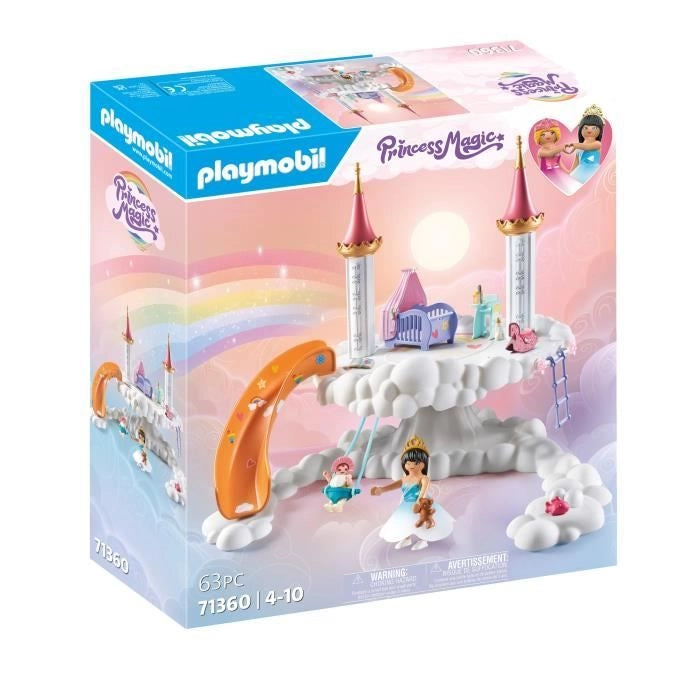 PLAYMOBIL 71360 Cameretta tra le nuvole - Princess Magic - Con una principessa, un bambino e accessori - Dai 4 anni in su