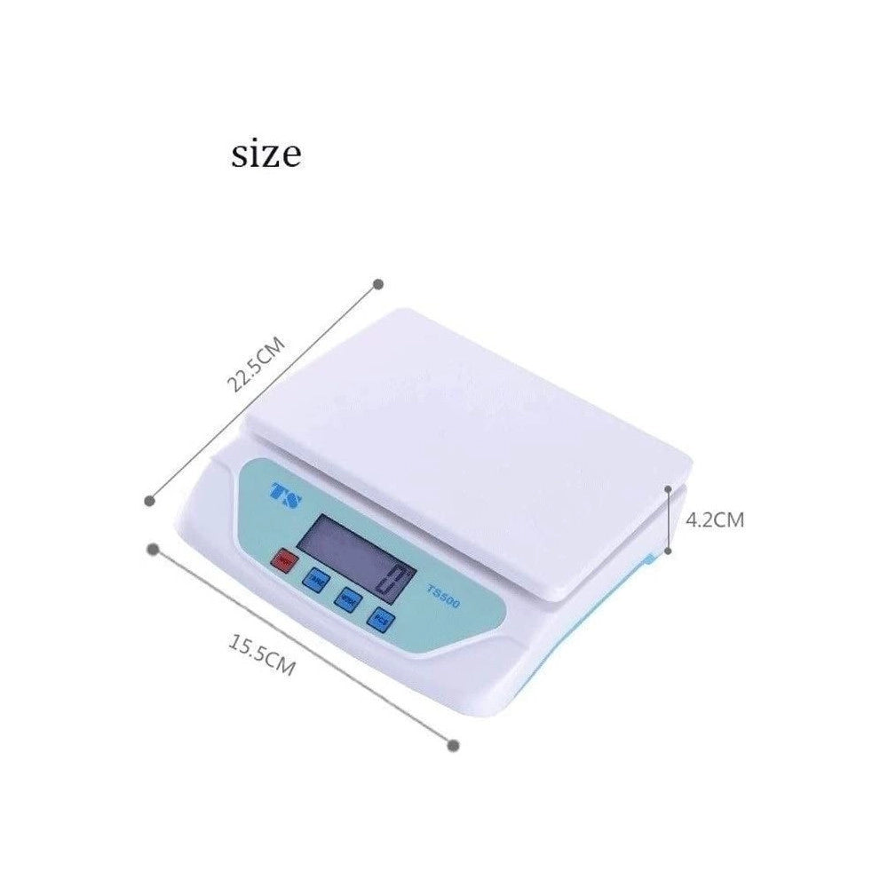 Trade Shop - Bilancia Elettronica Digitale Professionale Min 1 Gr Max 25kg Cucina Laboratorio -