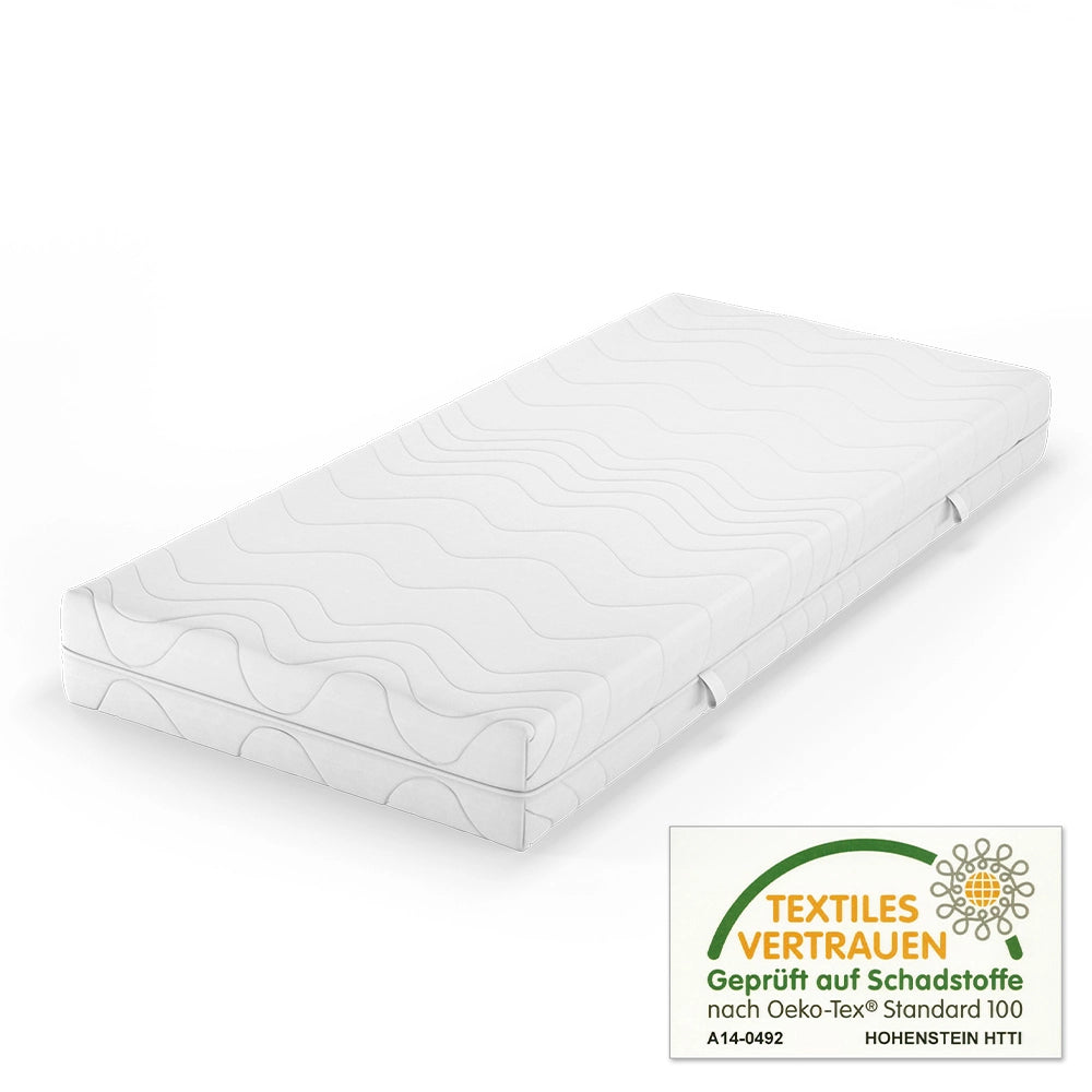 Vitalispa Materasso in schiuma fredda Bianco 100 x 200 cm 20 cm di altezza