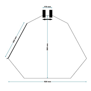 2 Sacchi per irrigare alberi 75 l in PVC, Sistema di irrigazione a goccia intorno ai tronchi