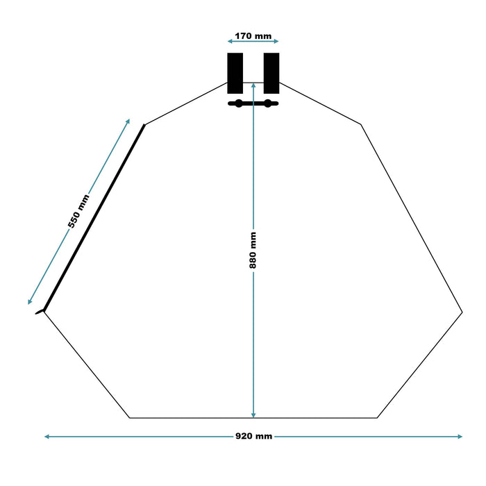 2 Sacchi per irrigare alberi 75 l in PVC, Sistema di irrigazione a goccia intorno ai tronchi