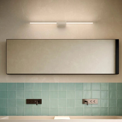 Brilliant Lampada da Parete o Soffitto a LED, Design Lineare in Alluminio Verniciato Nero, Diffusore Cilindrico 360°, Dimmerabile 9W, 87.2 cm