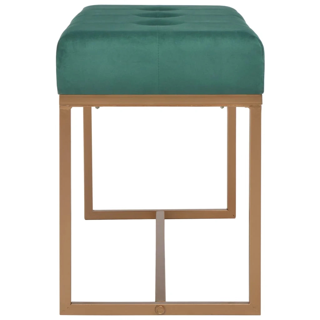 Panca/panca 80 x 36 x 45 cm velluto verde 02_0021246