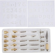 Set di punte per saldatura da 28 pezzi - punte per legno - punte di ricambio - punte per marchiare - attrezzatura per il fai da te.