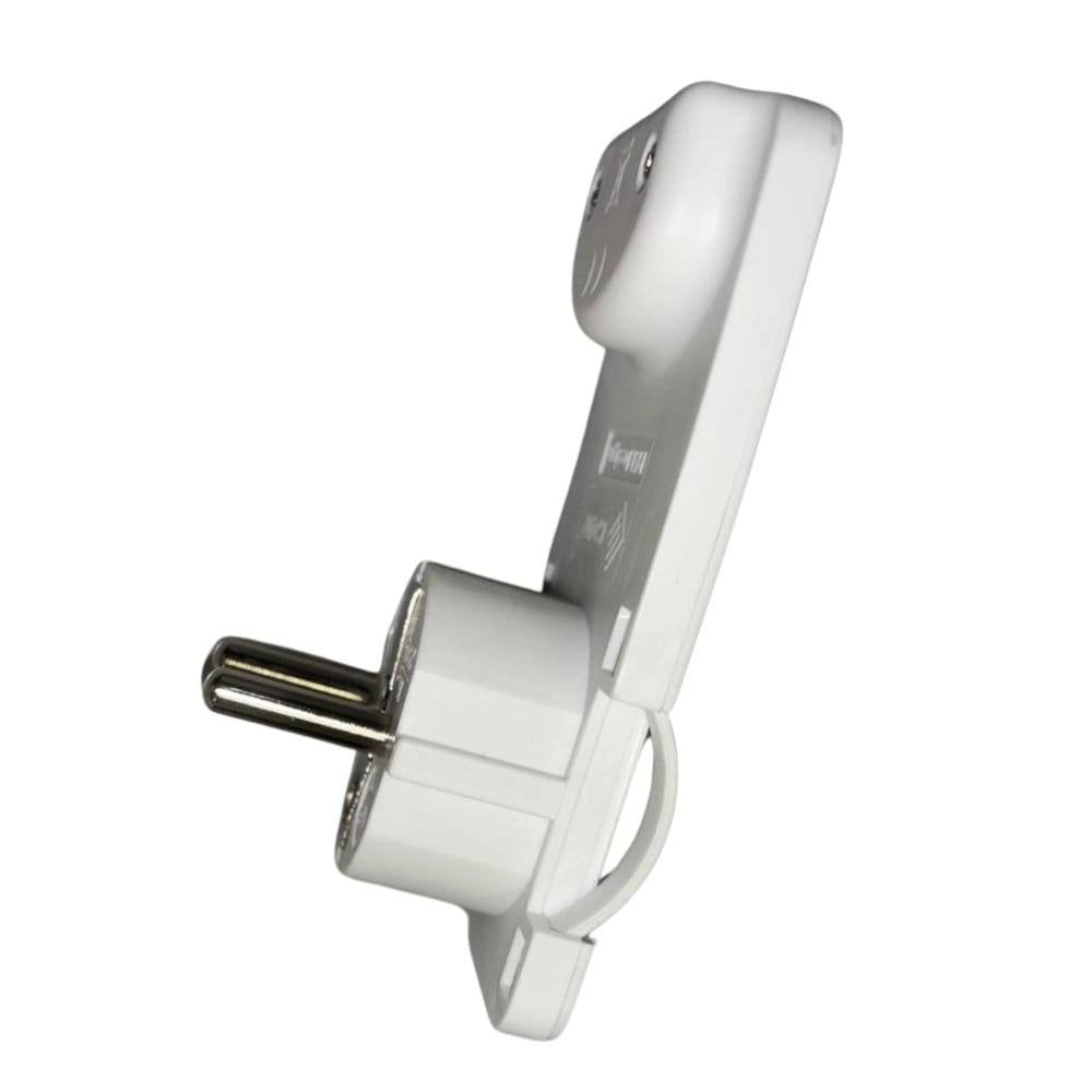 Ecova 30183 spina piatta salvaspazio schuko 16a 2p+t per casa e ufficio