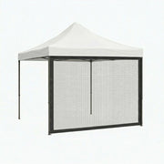 Telo zanzariera per gazebo da giardino. Zanzariera con velcro. 300X200H cm Nero