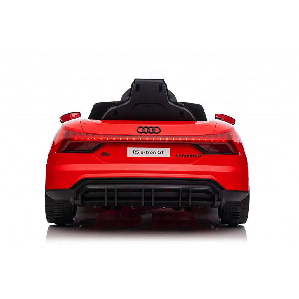 Macchina Elettrica per Bambini 12V Licenza Ufficiale Audi RS E-Tron GT con Telecomando Rosso