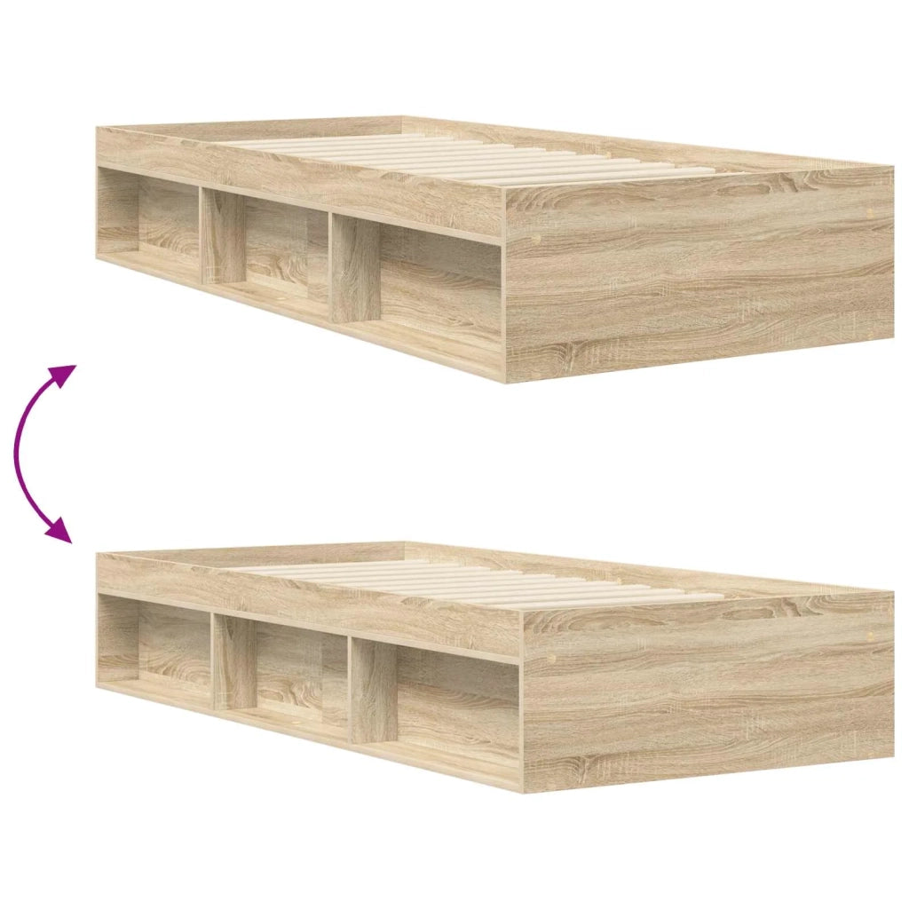 Telaio del letto con storage Rovere Sonoma 80 x 200 cm 3429518