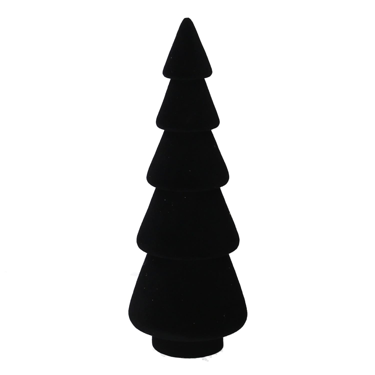Albero legno e velluto nero cm Ø9xh25
