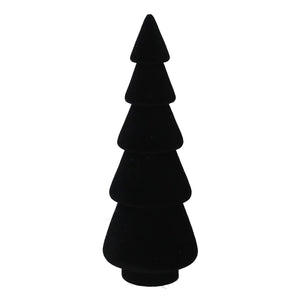 Albero legno e velluto nero cm Ø9xh25