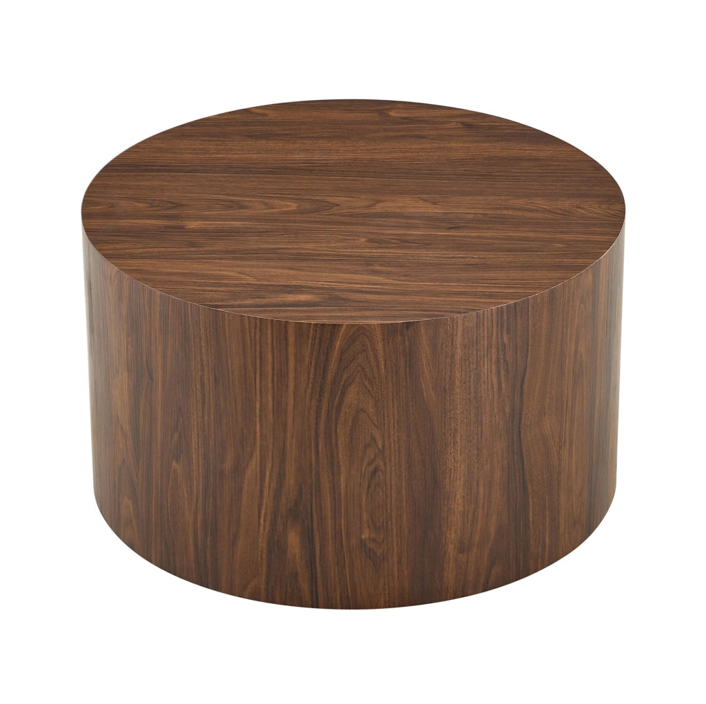 Set di tavolini da caffè impilabili con coperchio rimovibile in MDF colore noce