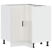Pensile da cucina | Base ad Angolo Cucina Porto Bianco Lucido in Legno Multistrato