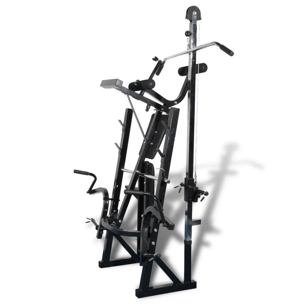 Panca completa per allenamento con pesi con macchine per pesi guidate per sport fitness e bodybuilding (0702056)