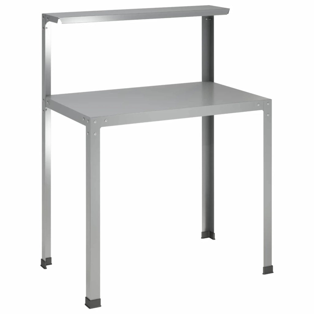 Tavolo da rinvaso 80 x 50 x 104 cm Acciaio zincato Argento 8014909