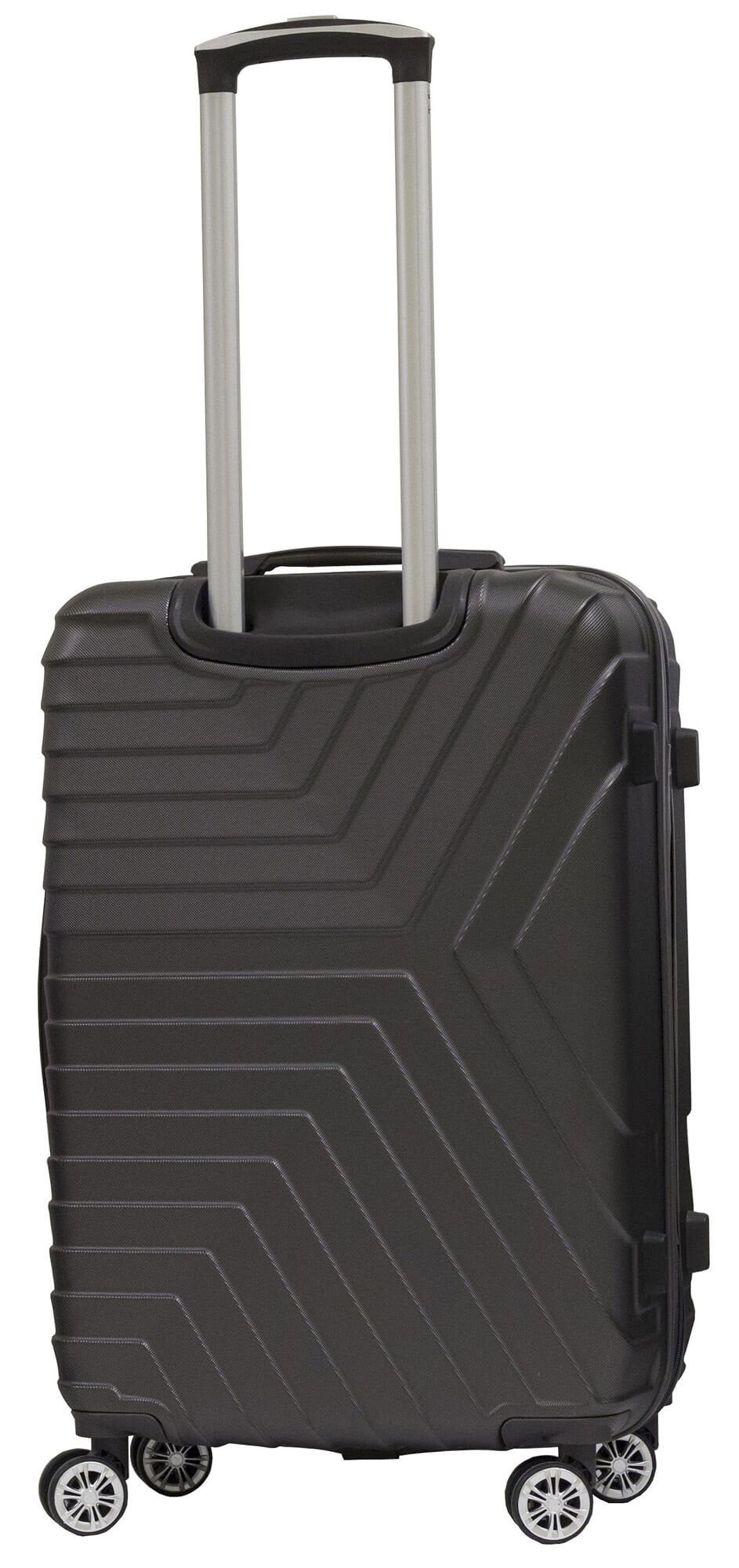 Trolley Valigia Media Rigida in ABS 4 Ruote TSA Ravizzoni Calipso Grigia