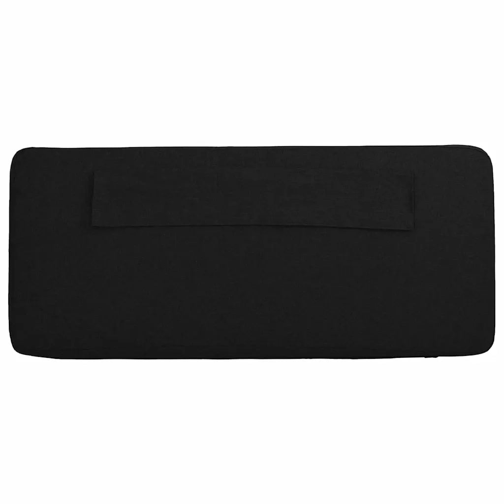 Testiera imbottita Marrone e Nero 75 cm Pino massello 880100
