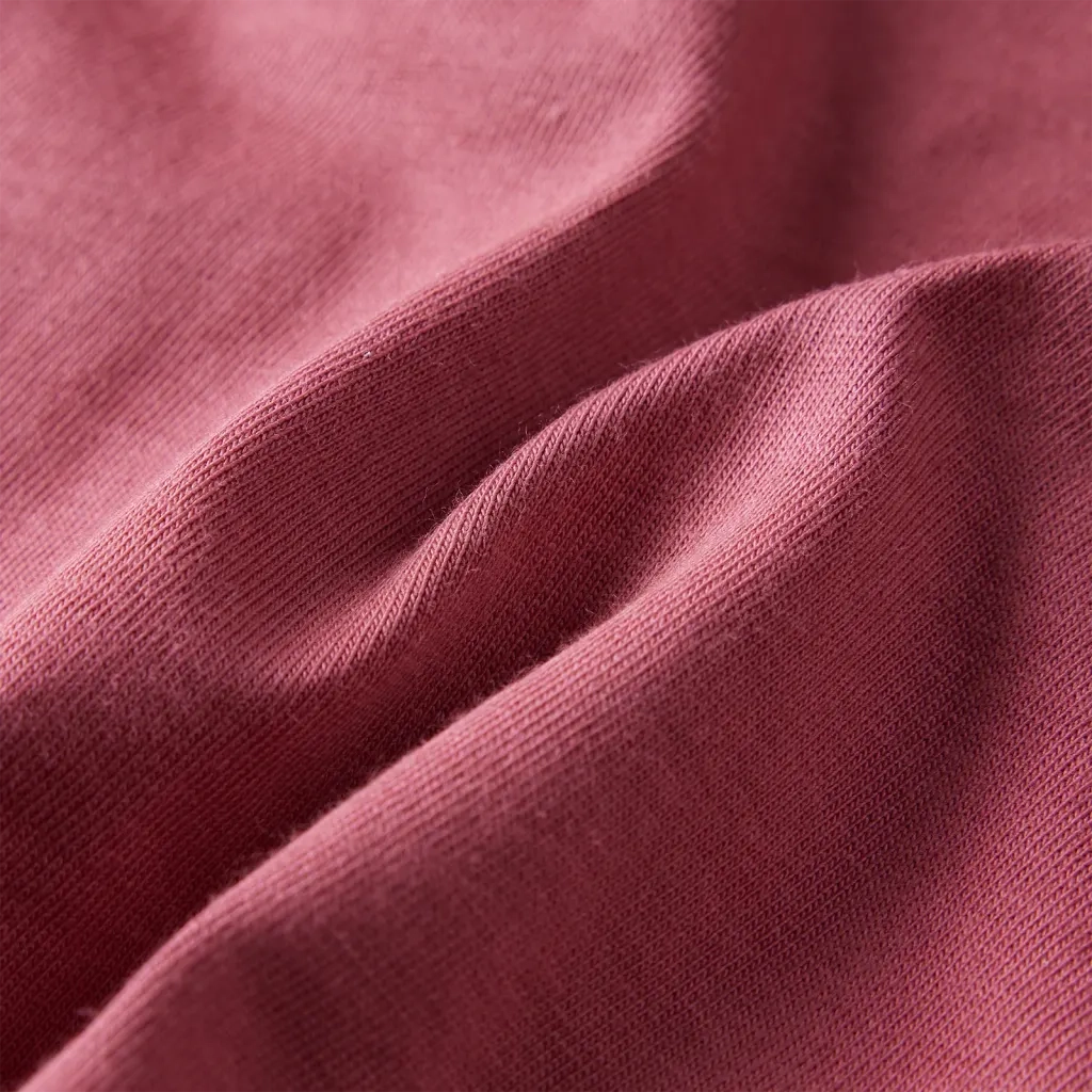 Maglietta da Bambino a Maniche Lunghe Rosso Scuro 128 12867