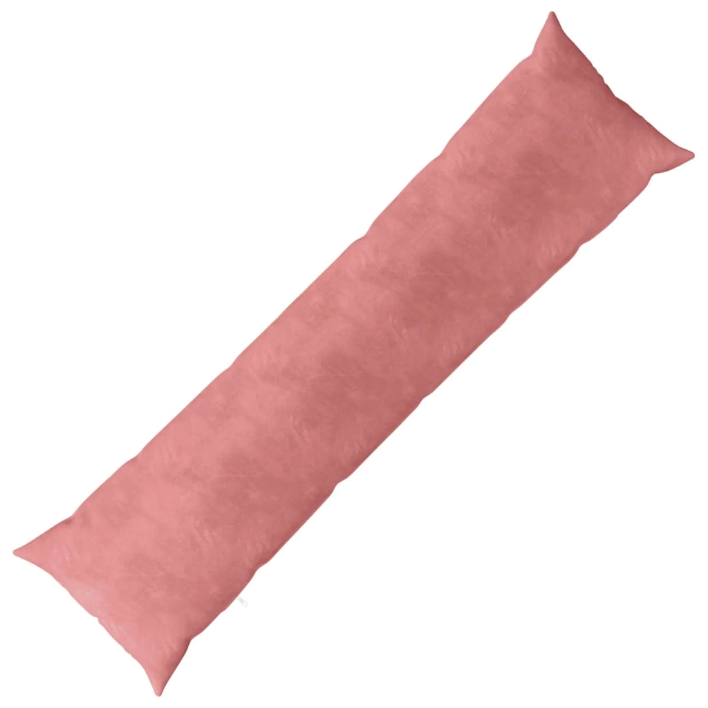 Cuscino con cuscino HEERLEN Rosa 40 x 145 cm Velluto 926105