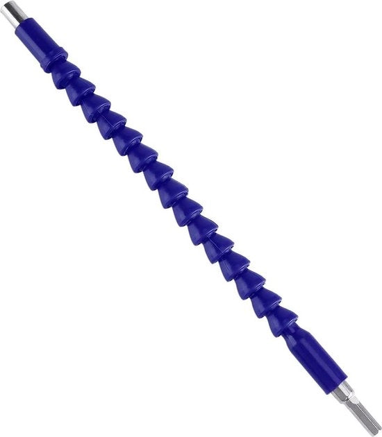 290mm Asse Flexibile a Sei Facce per Estensione della Boora per Elettrica - Blu - Lungo - Accessori.