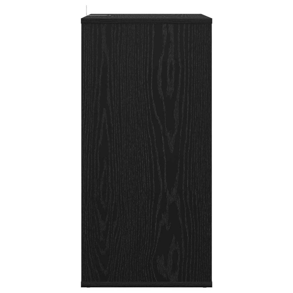 Mobile porta vinili Rovere Nero 44,5 x 36,5 x 74,5 cm 8012867