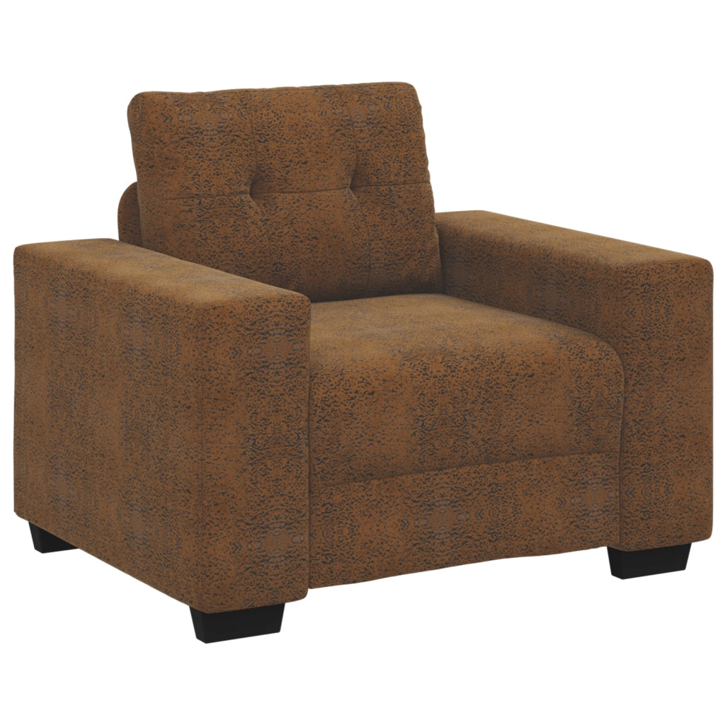 Poltrona  Marrone 59 cm in Pelle Sintetica