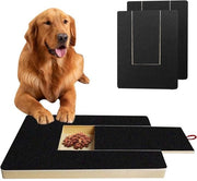 Hondiattaccatura con box per snack - Piatto per i cricchi - Manutenzione dei graffi sui cani - Carta abrasiva di riserva - Alternativa al blocco per i graffi - 2 fogli inclusi